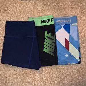 Nike Pro Shorts bundle